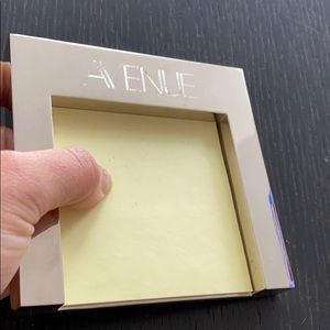 Avenue Silver Post It Holder